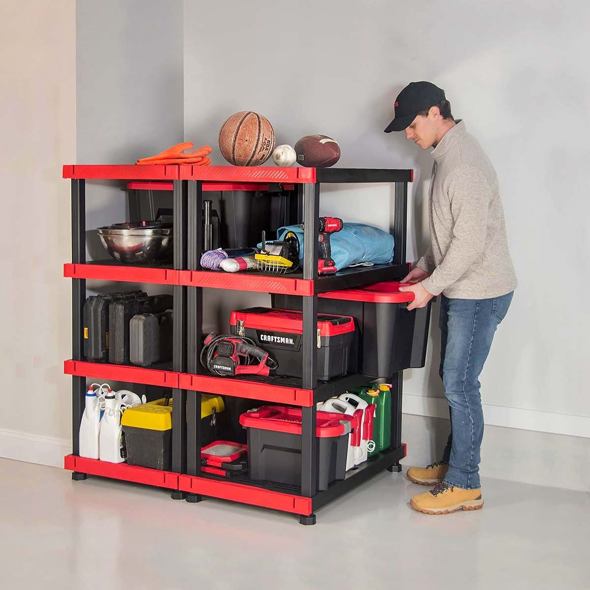 Craftsman Shelf Connector — T Connector | Wall Anchor for Craftsman Shelving
